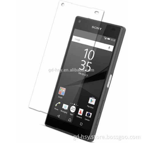 HUYSHE for Sony Z5 Compact anti-broken 0.3mm thickness tempered glass screen protector for Sony Z5 Compact